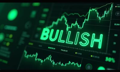 Chart showing Uniswap bullish megaphone pattern with rising Unichain volume