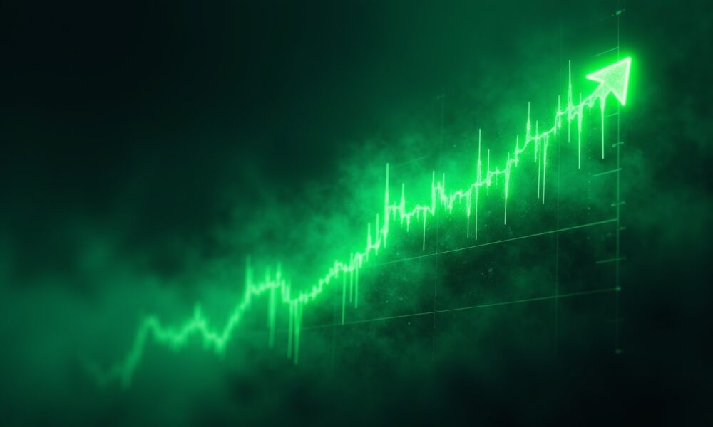 Aptos blockchain chart showing real-world asset growth to $540 million