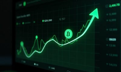 Bitcoin price chart showing pennant pattern with Fear & Greed sentiment indicator in greed zone