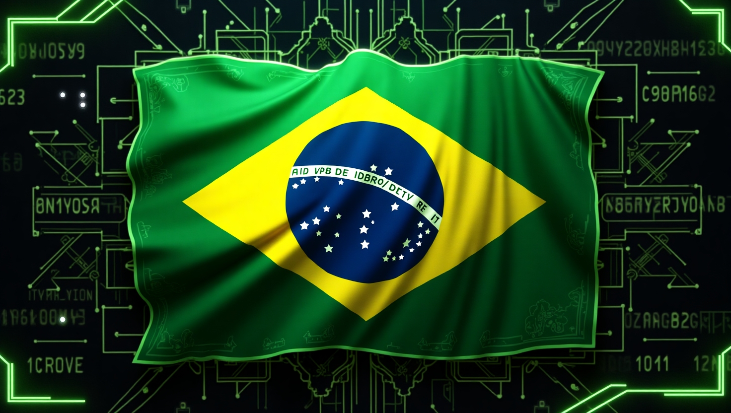 BitGo Brazil office in São Paulo with crypto banking overlay